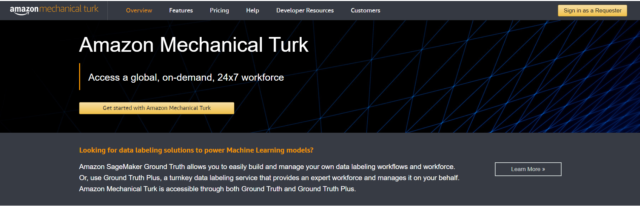 Amazon mechanicial turk Data Entry Jobs Without Investment