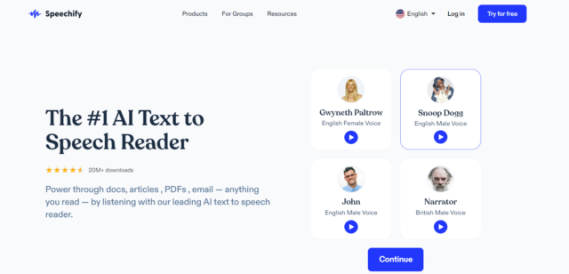 get paid to read boos aloud with speechify